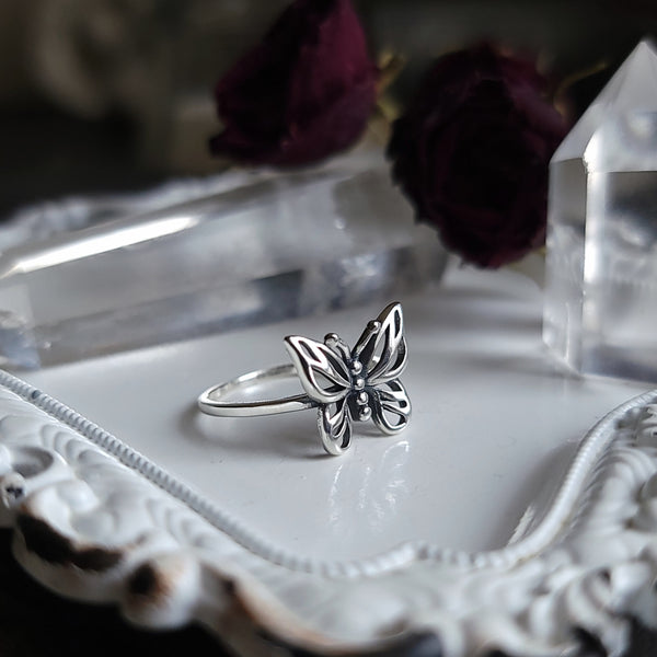 Butterfly Ring Sterling Silver