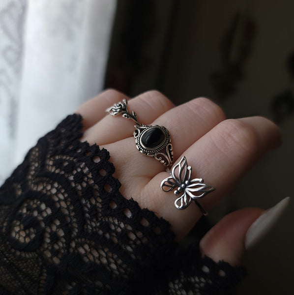 Butterfly Ring Sterling Silver