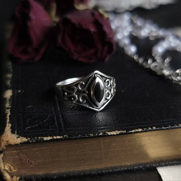 Rogue Agate Ring Sterling Silver