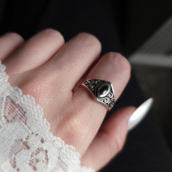 Rogue Agate Ring Sterling Silver