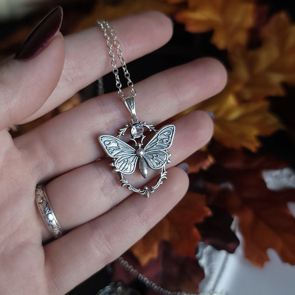 Soul Keeper Moth Necklace