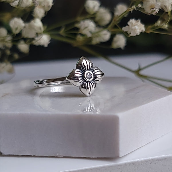 Wallflower Ring - Sterling Silver Ring