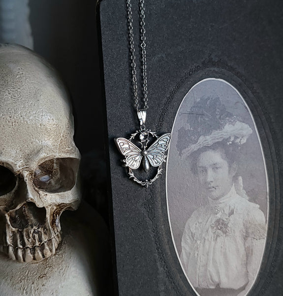 Soul Keeper Moth Necklace