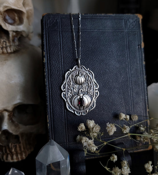 Pumpkin Patch Medallion - Sterling Silver