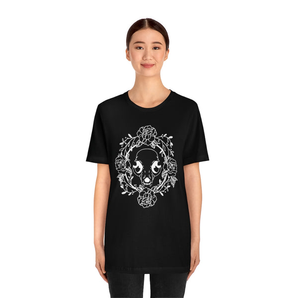 Cat Skull & Roses T-Shirt
