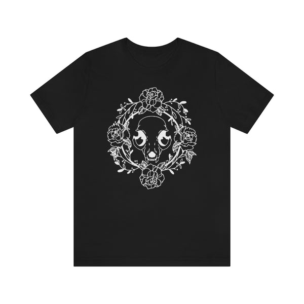 Cat Skull & Roses T-Shirt