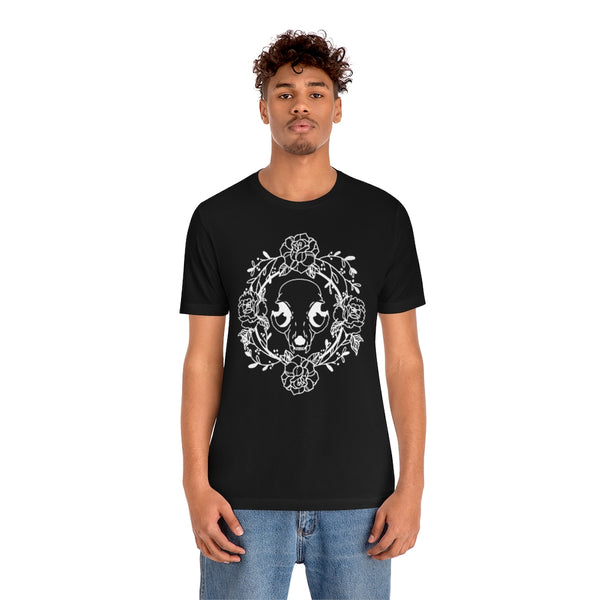 Cat Skull & Roses T-Shirt