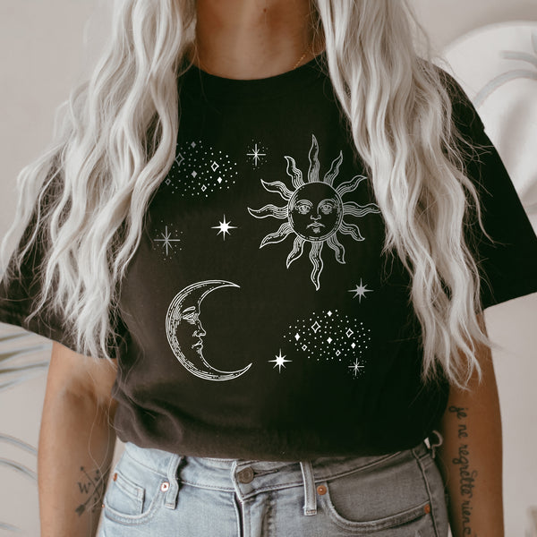 Celestial Alchemy - Sun and Moon T-Shirt