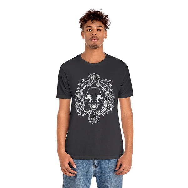Cat Skull & Roses T-Shirt