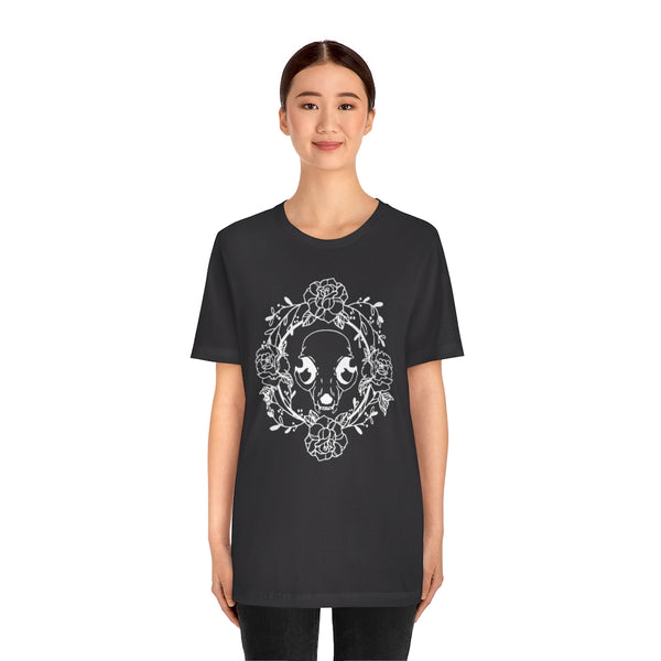 Cat Skull & Roses T-Shirt